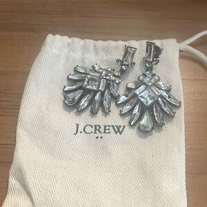 J. Crew Crystal Drop Earrings
